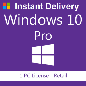 Windows 10 Professional 32/64 Bit Retail License Key