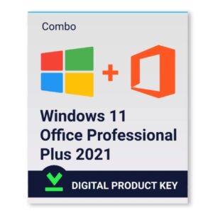 Combo: Windows 11 Professional + Office 2021 Professional plus