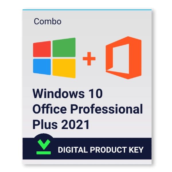 Combo: Windows 10 Professional + Office 2021 Professional plus